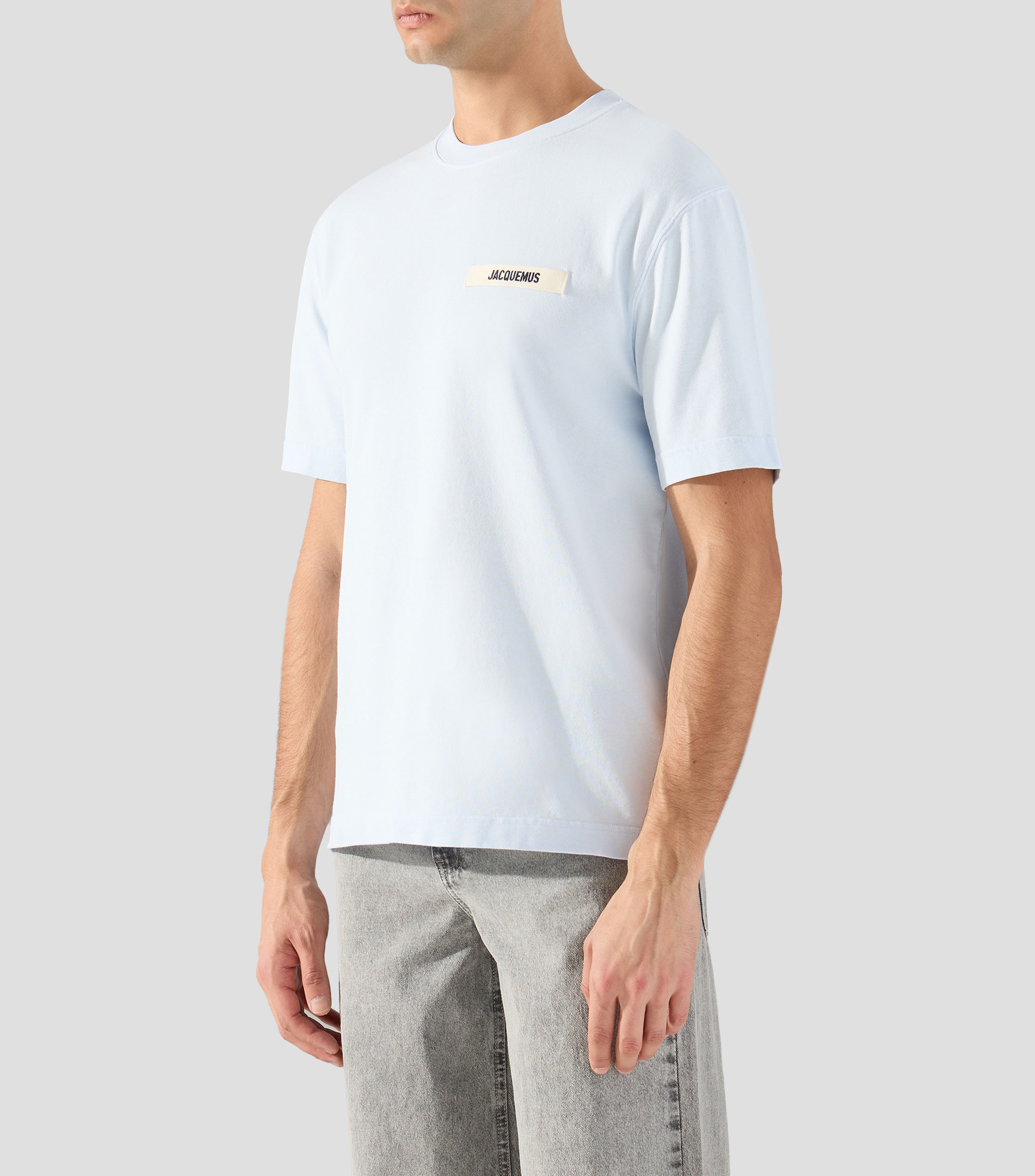Playera cuello redondo manga corta lisa Hombre